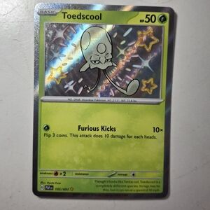 Toedscool Pokemon Trading Card Baby Shiny Holographic